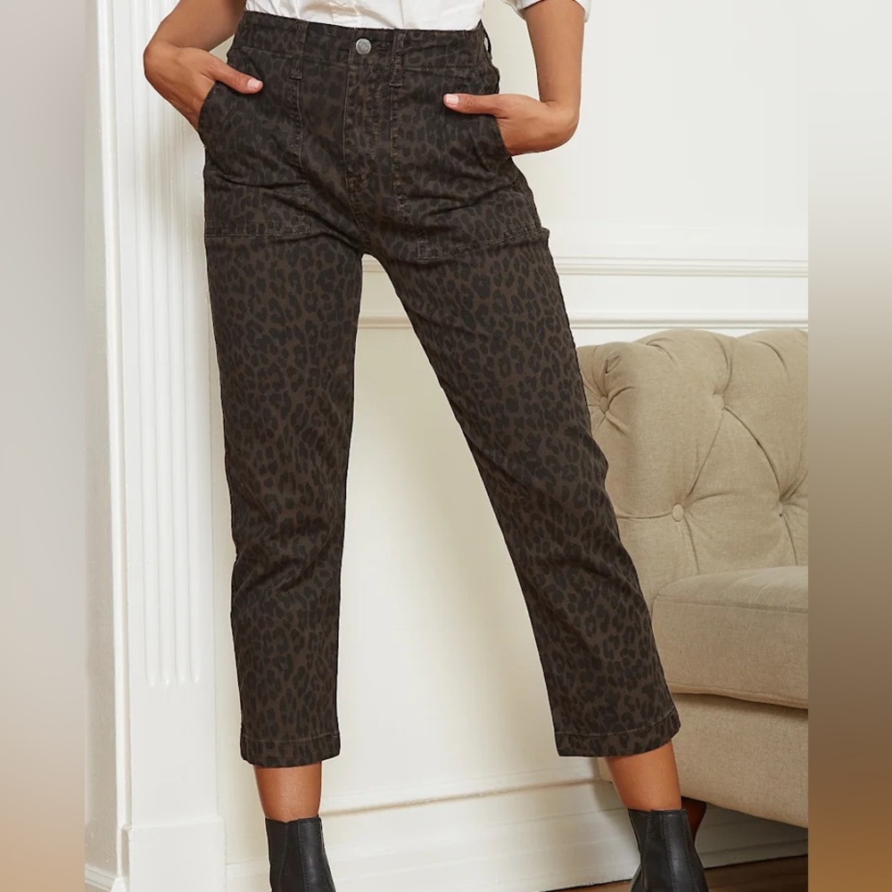 Pistola Daria Straight Leg Utility Pant Cheetah
